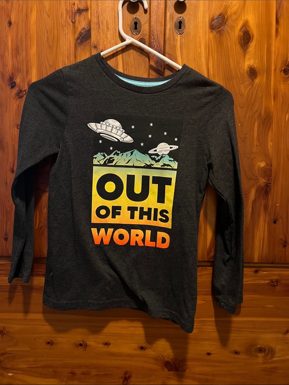 Out of This World Kids Long-Sleeve Shirt - Black